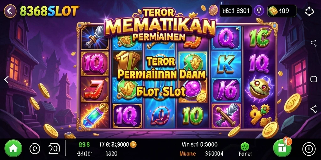Screenshot gameplay <strong>8368SLOT</strong> menunjukkan momen menegangkan dengan grafis yang memukau.