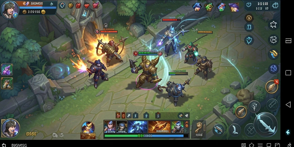 Tampilan gameplay menarik dari BIGMSG di dunia SLG.