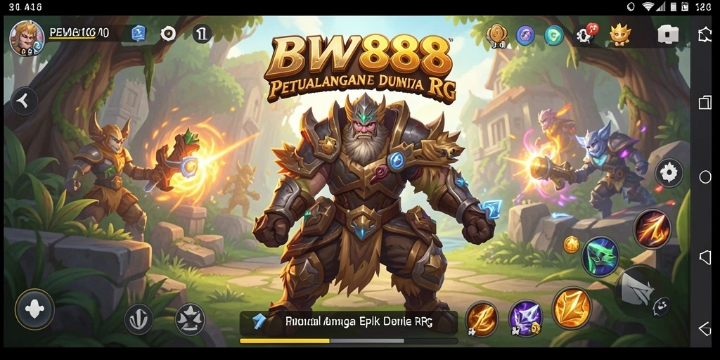 Tampilan gameplay RPG BW888 yang mendebarkan dan menantang.