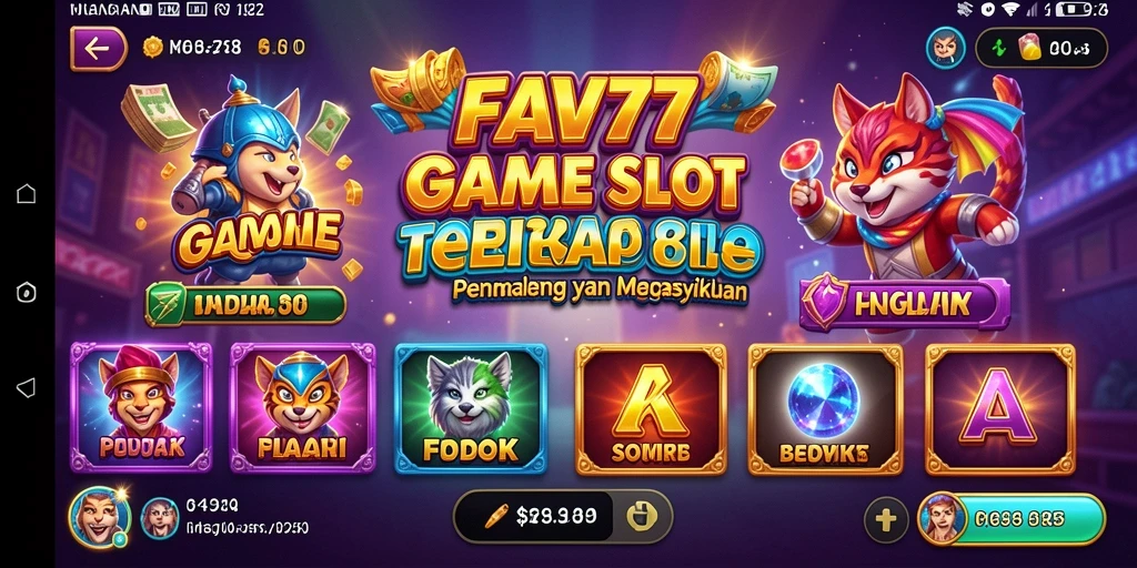 Tampilan gameplay Slot yang menegangkan dan seru.