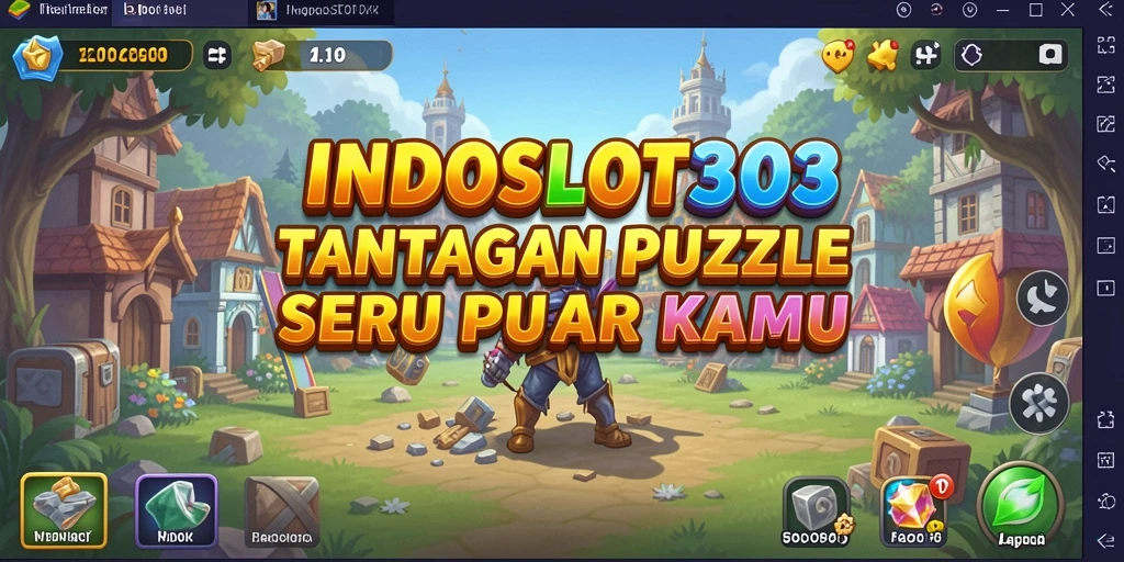 Screenshot gameplay INDOSLOT303 menunjukkan tantangan puzzle yang menarik.