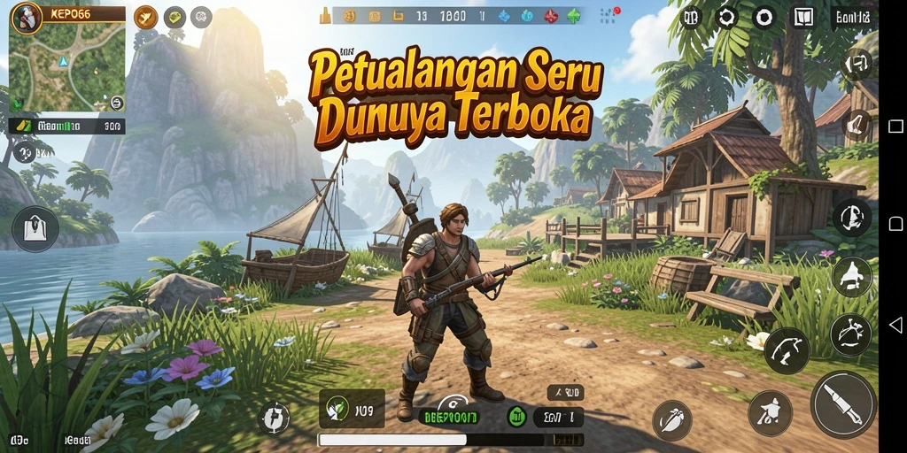 Tampilan gameplay Open World yang menawan di KEPO66.