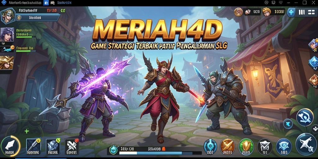 Tampilan gameplay seru di MERIAH4D dengan aksi strategi yang mendebarkan.