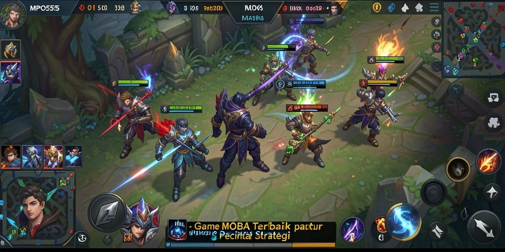 Tampilan gameplay yang seru dan mendebarkan dalam MPO555.
