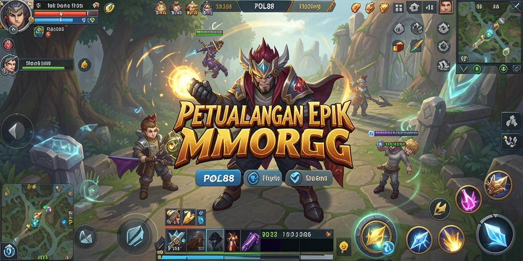 Screenshot gameplay POL88 menampilkan pertempuran epik dan karakter unik.