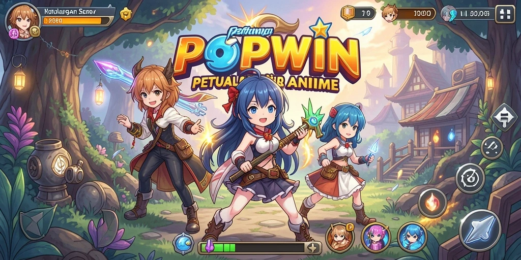 Screenshot menampilkan karakter utama dalam pertarungan seru di dunia Anime.
