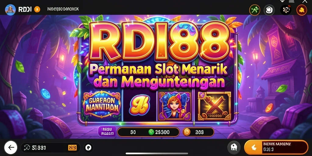 Tampilan gameplay Slot yang menarik dan interaktif.