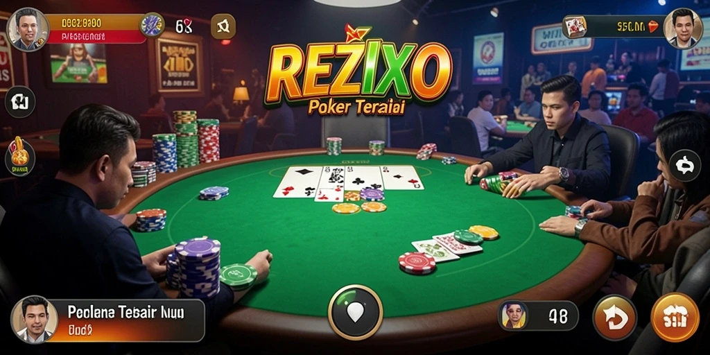 Tampilan gameplay seru dan grafis menakjubkan di REZIXO.