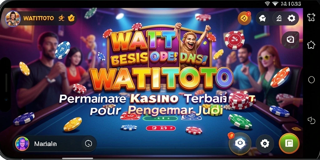 Tampilan gameplay menarik dari WATITOTO di aplikasi Kasino.
