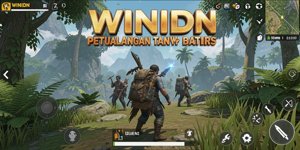 Tampilan gameplay WINIDN yang menakjubkan dan interaktif.
